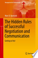 The Hidden Rules of Successful Negotiation and Communication cover