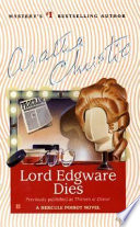 Lord Edgware Dies cover
