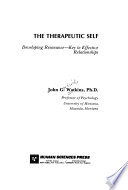 The Therapeutic Self cover