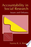 Accountability in Social Research cover