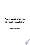 American Notes for General Circulation cover