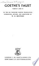 Goethe's Faust cover