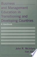 Business and Management Education in Transitioning and Developing Countries cover