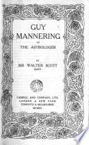 Guy Mannering, Or, The Astrologer cover