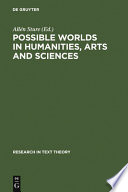 Possible Worlds in Humanities, Arts and Sciences cover