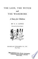 The Lion, the Witch and the Wardrobe cover