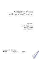 Concepts of Person in Religion and Thought cover