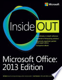 Microsoft Office Inside Out cover