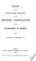 Report of the ... Meeting of the British Association for the Advancement of Science cover