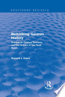 Rethinking German History (Routledge Revivals) cover